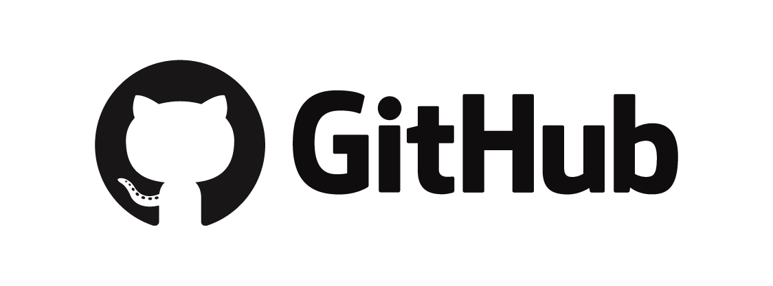 Image of GitHub's name and logo.